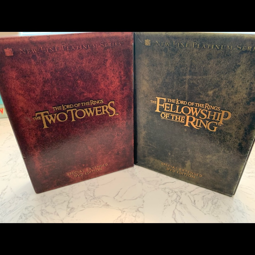 The lord of the rings dvd